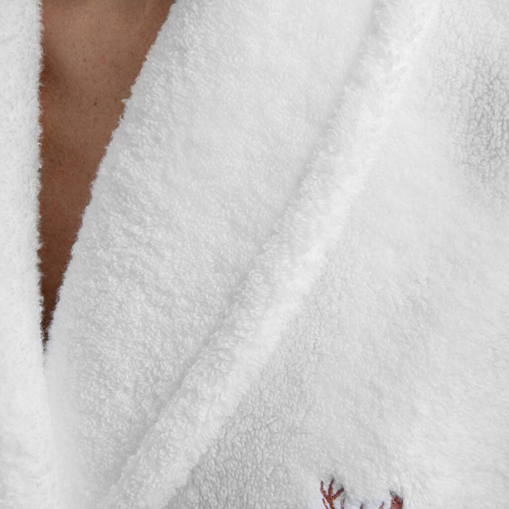 Hampton and Astley Luxury Zero Twist Towel Dressing Gown