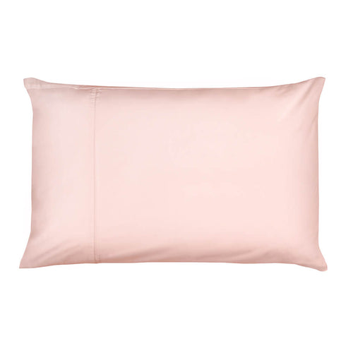 Egyptian Cotton 500 Thread Count Sateen Luxury Pillowcase, Set of Two, Pink