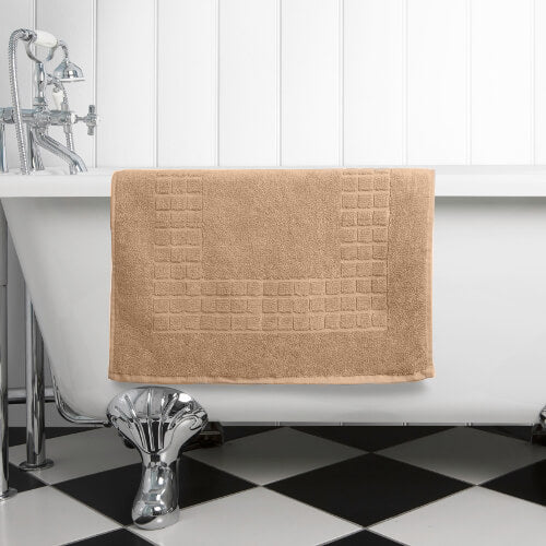 The perfect dark Caramel Latte mat for any bathroom or en-suite shower