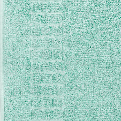 Luxury Egyptian cotton green bath mat that is soft and absorbent