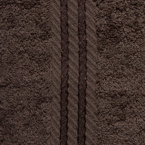 Beautifully designed, our chocolate brown towels make your bathroom feel like a spa