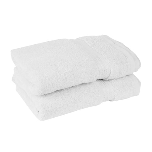 Egyptian Cotton Luxury Bath Towels, Pure White